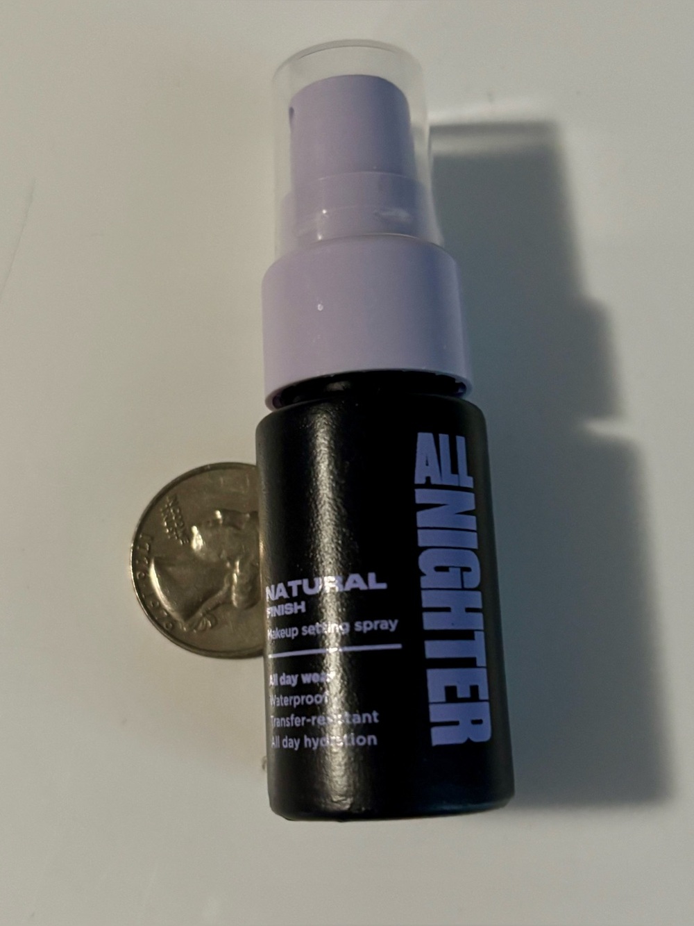 NEW Urban Decay All Nighter Natural Finish Makeup Setting Spray 15ml travel size
